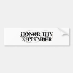 Autocollant De Voiture Honorez Thy plombier