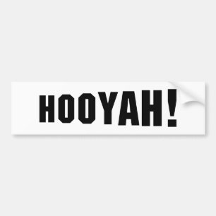 AUTOCOLLANT DE VOITURE HOOYAH !