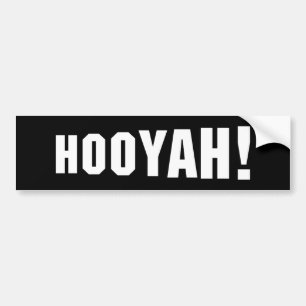 AUTOCOLLANT DE VOITURE HOOYAH !