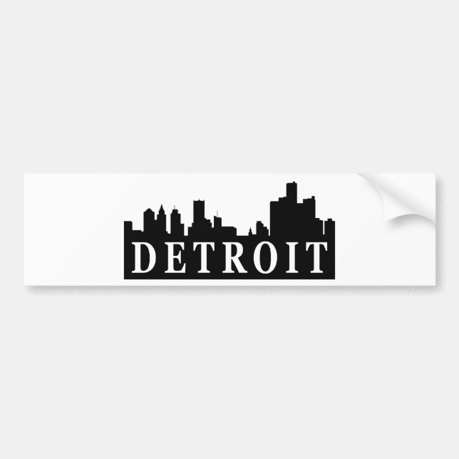 Autocollant De Voiture Horizon de Detroit (Devant)