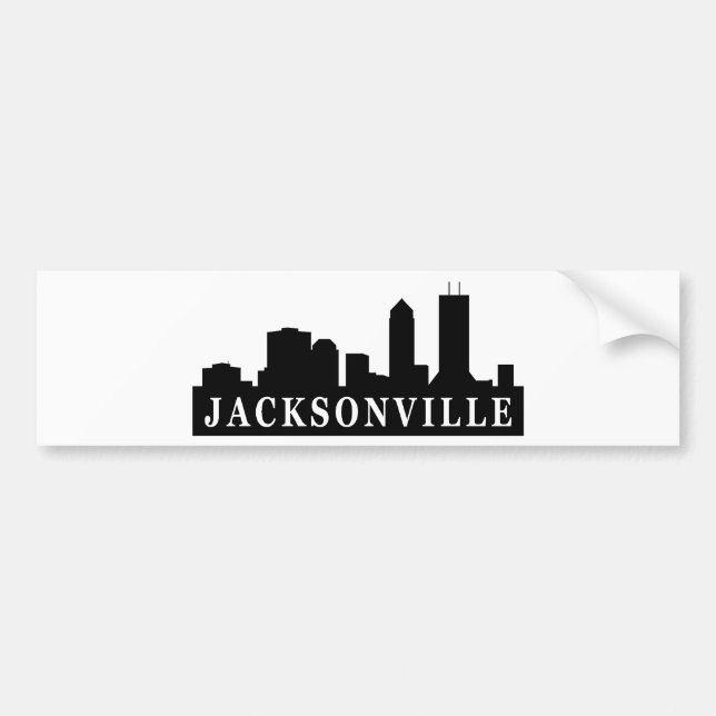 Autocollant De Voiture Horizon de Jacksonville (Devant)