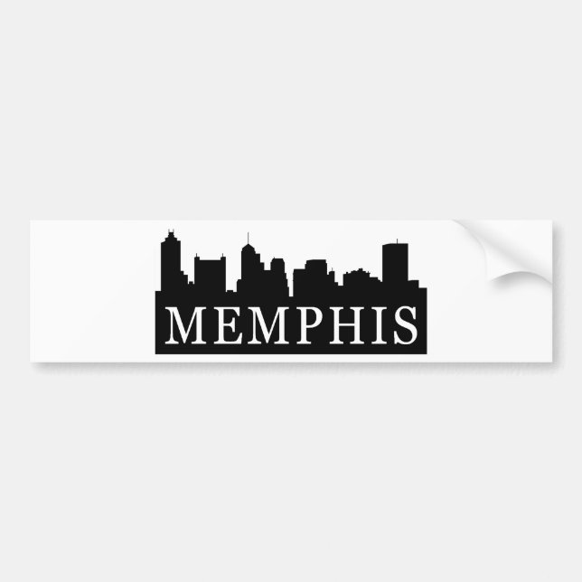 Autocollant De Voiture Horizon de Memphis (Devant)