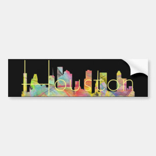 AUTOCOLLANT DE VOITURE HORIZON WB1 DE HOUSTON LE TEXAS -