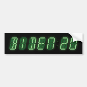 Autocollant De Voiture Horloge numérique Joe Biden 2020