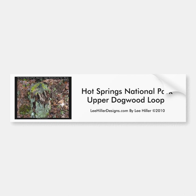 Autocollant De Voiture Hot Springs National Park, AR Upper Dogwood Loop (Devant)