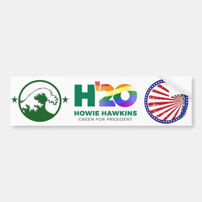 Autocollant De Voiture Howie pour le Président 2020 (Devant)