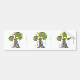 Autocollant De Voiture Hugger d'arbre