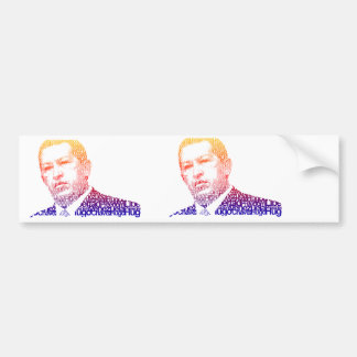 Autocollant De Voiture Hugo Chavez - Hugo in Words style