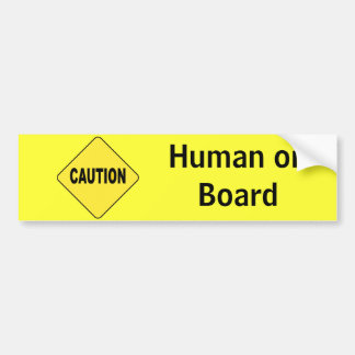 Autocollant De Voiture Humain à bord