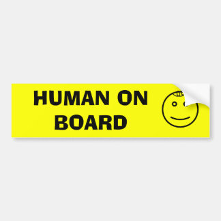Autocollant De Voiture Humain à bord