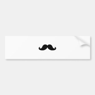 Autocollant De Voiture Humour noir drôle de moustache