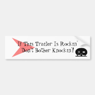 Autocollant De Voiture Humour vintage du campeur TTT d'amusement