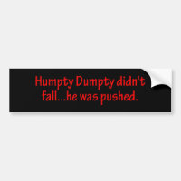 Humpty Dumpty n'est pas tombé