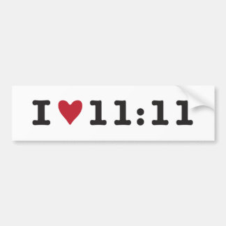 Autocollant De Voiture I 11h11 de coeur