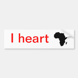 Autocollant De Voiture I coeur Afrique…