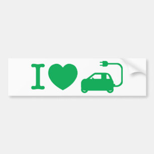 Autocollant De Voiture I coeur {amour} NEVs