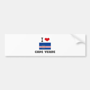 AUTOCOLLANT DE VOITURE I COEUR CAP VERT