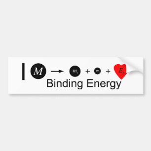 Autocollant De Voiture I coeur Énergie contraignante