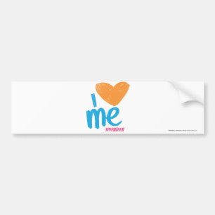 Autocollant De Voiture I coeur j'orange/Aqua