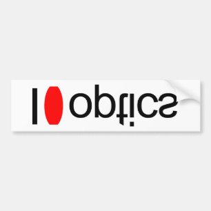 Autocollant De Voiture I coeur optique