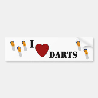 Autocollant De Voiture I dards de coeur