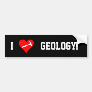 Autocollant De Voiture I géologie de coeur !