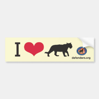 Autocollant De Voiture I grands chats de coeur