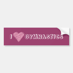 Autocollant De Voiture I gymnastique de coeur