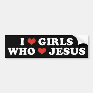 Autocollant De Voiture I Heart Girls