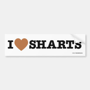 Autocollant De Voiture I Heart Sharts