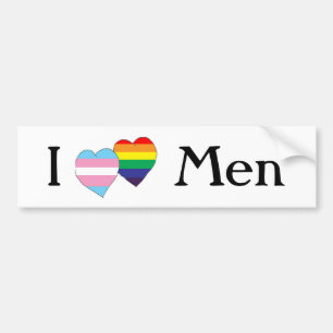 Autocollant De Voiture I hommes de coeur de coeur