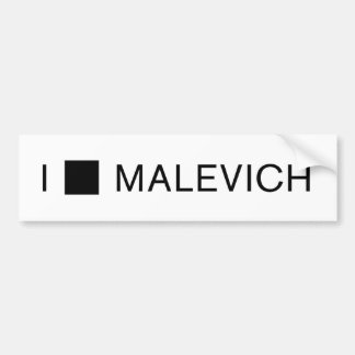 AUTOCOLLANT DE VOITURE I MALEVICH [CARRÉ]