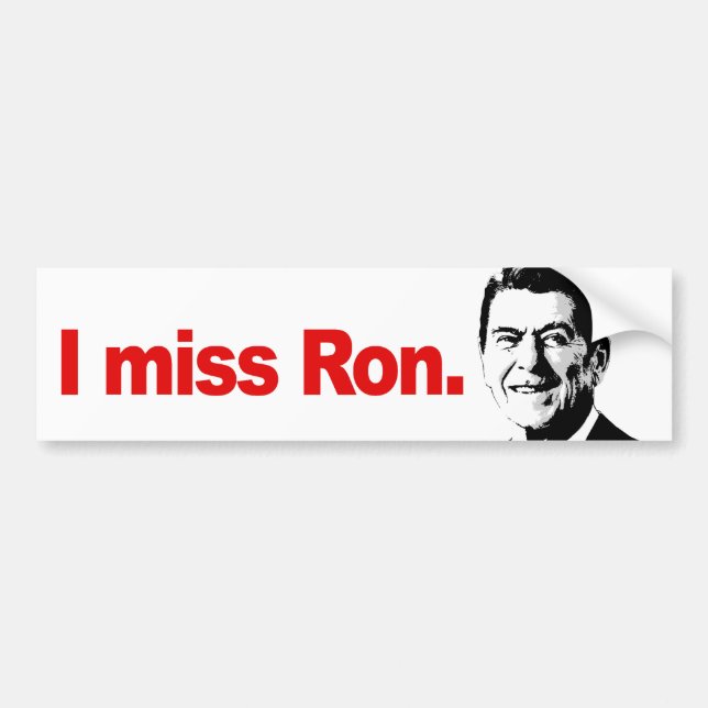 Autocollant De Voiture I MISS RON Conservateur et politique - .png (Devant)