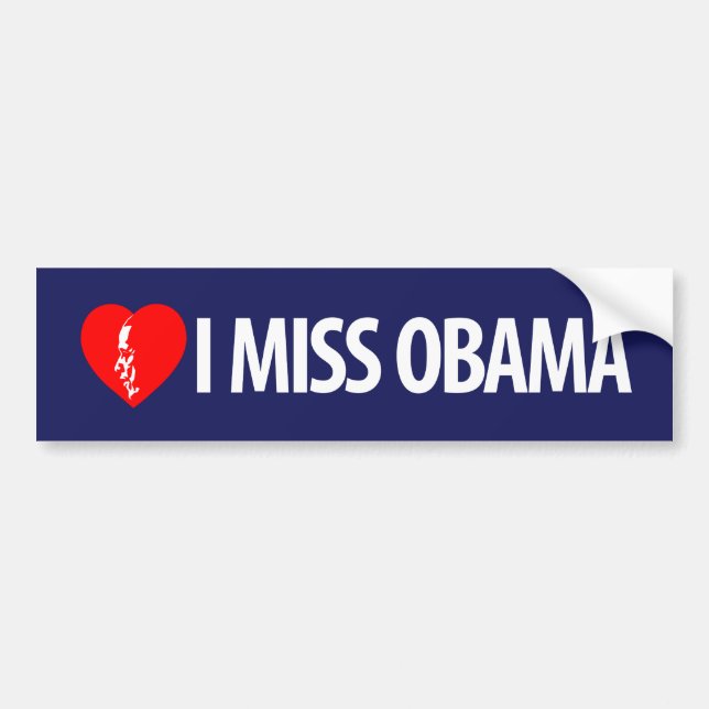 Autocollant De Voiture I Mlle Obama (Devant)