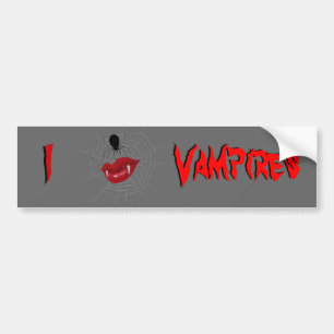 Autocollant De Voiture I vampires de coeur