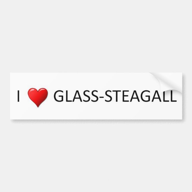 Autocollant De Voiture I verre Steagall de coeur (Devant)
