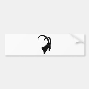 Autocollant De Voiture ibex capricorn steinbounboat goungoat sheep