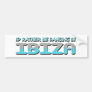 AUTOCOLLANT DE VOITURE IBIZA