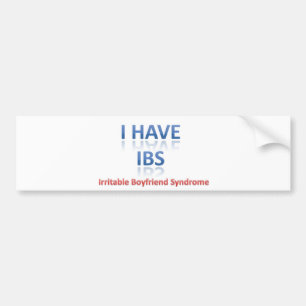 Autocollant De Voiture IBS :  Syndrome irritable d'ami