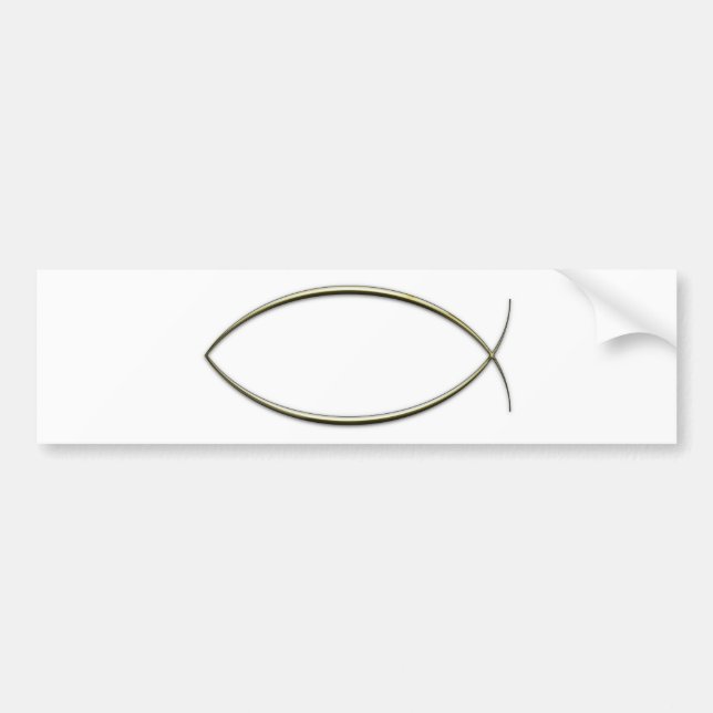 Autocollant De Voiture Ichthus (Devant)