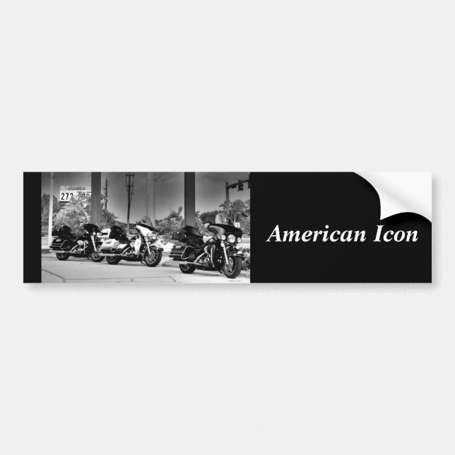Autocollant De Voiture Icône américaine (Devant)