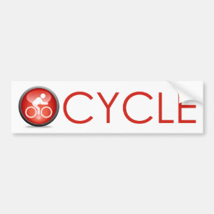 Autocollant De Voiture Icône de recyclage Bumpersticker