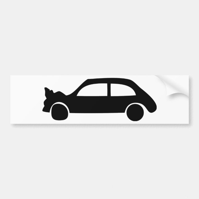 Autocollant De Voiture icône de voiture de secours (Devant)