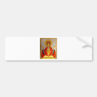 Autocollant De Voiture icône religieuse Mary sainte et enfant