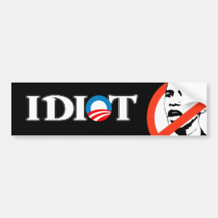 Autocollant De Voiture Idiot Obama