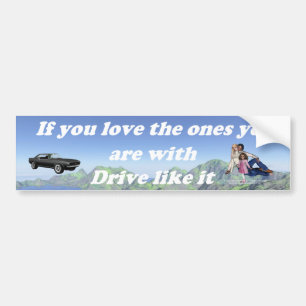 Autocollant De Voiture If_You_Love_the_Ones_mountain_range