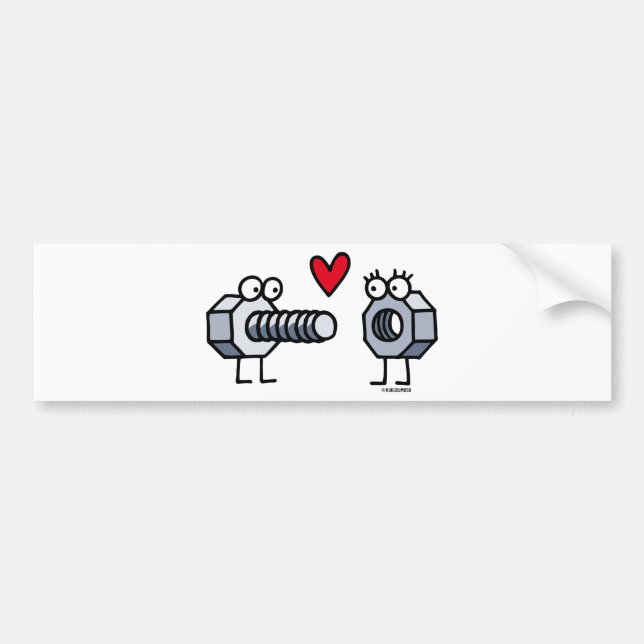 Autocollant De Voiture Il ait vissé (Devant)