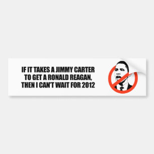 Autocollant De Voiture Il prend Jimmy Carter pour obtenir Reagan