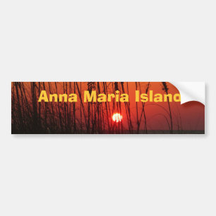 Autocollant De Voiture Île d'Anna Maria