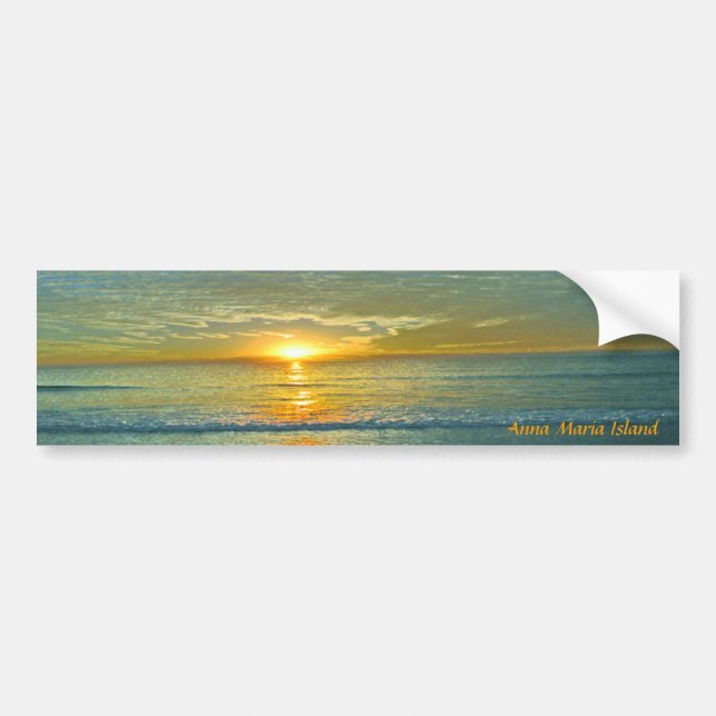Autocollant De Voiture Île d'Anna Maria (Devant)